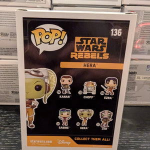 FUNKO Pop Vinyl - Star Wars REBELS Hera #136 FRENLY BRICKS - Open 7 Days