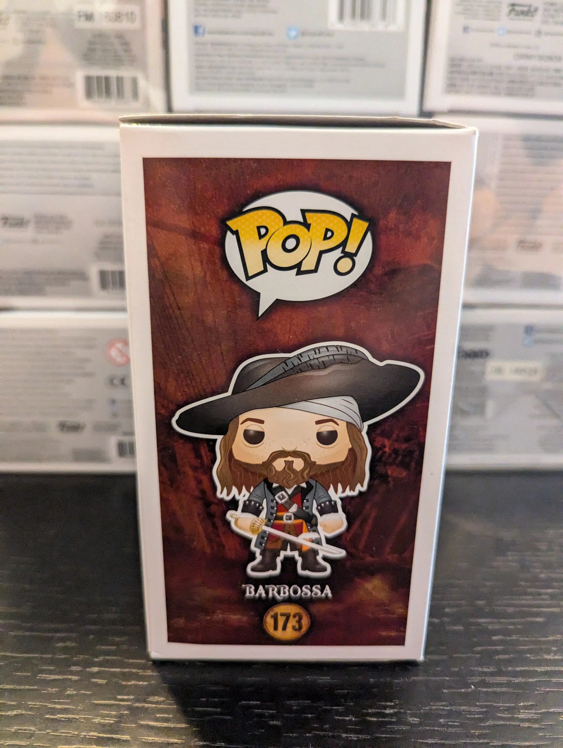 Funko Pop! Vinyl Disney 173 Barbossa Pirates of the Caribbean 2015 FRENLY BRICKS - Open 7 Days