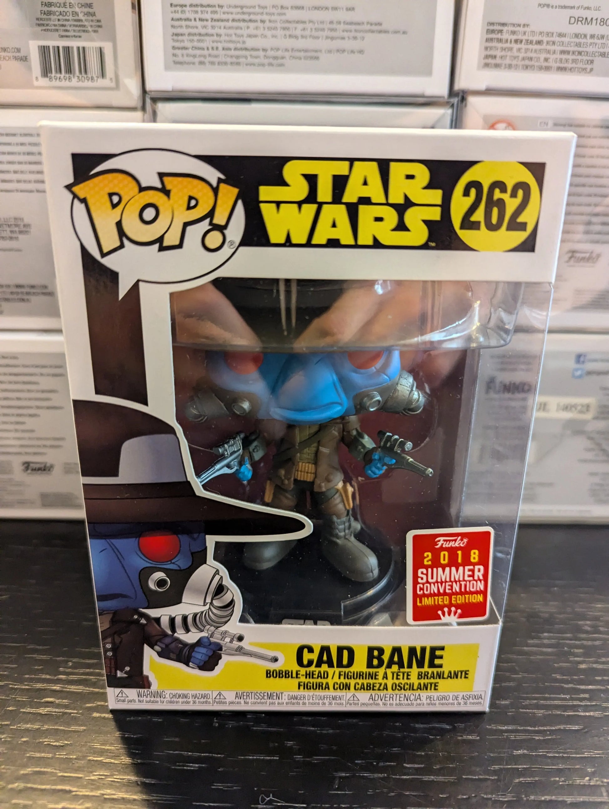 Funko Pop Star Wars Cad Bane SDCC 2018 Summer Convention Exclusive FRENLY BRICKS - Open 7 Days