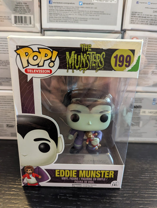 Eddie Munster #199 Pop - The Munsters - *damage* FRENLY BRICKS - Open 7 Days