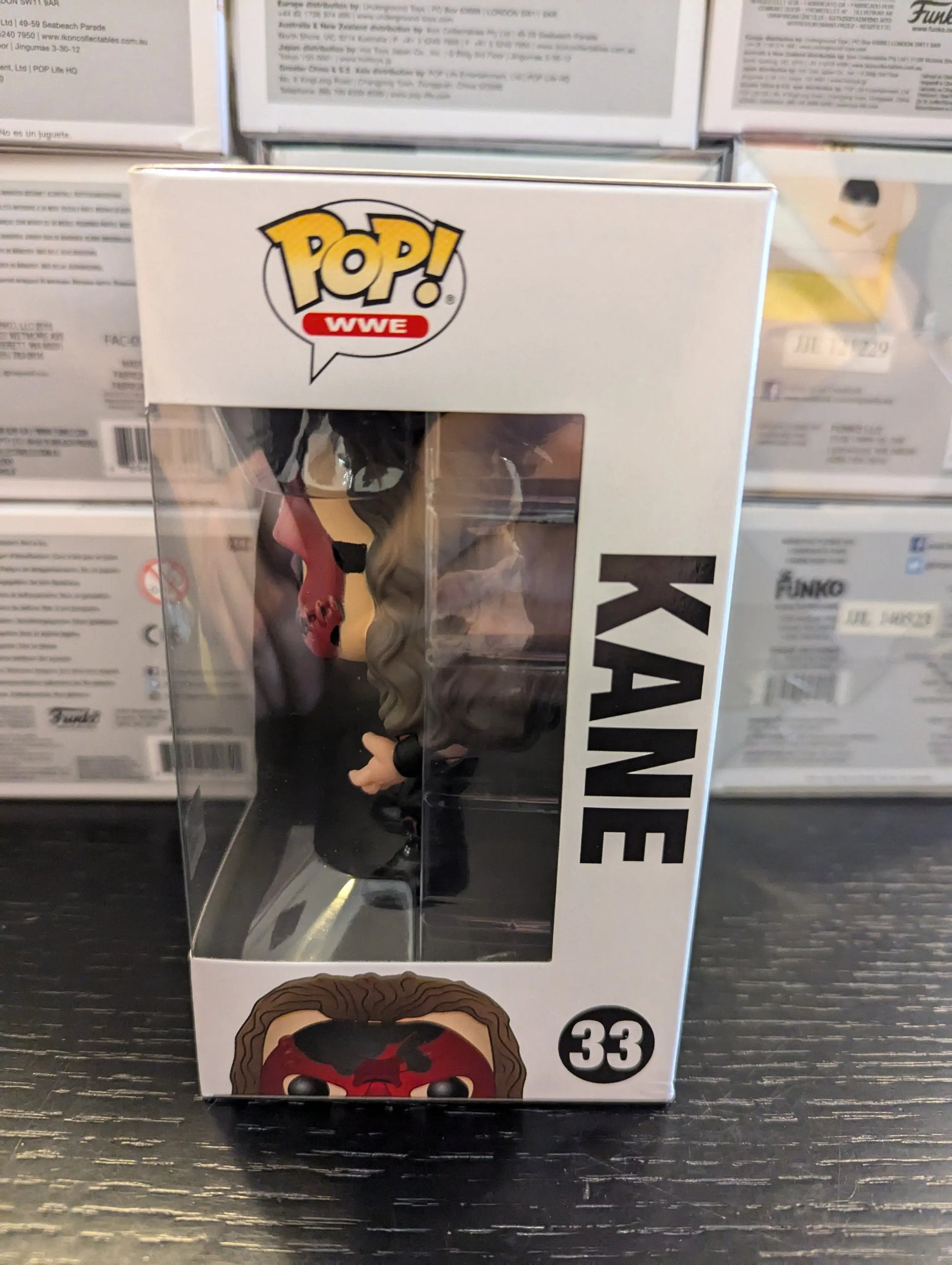 Funko Pop! Vinyl: WWE - Kane - #33 FRENLY BRICKS - Open 7 Days