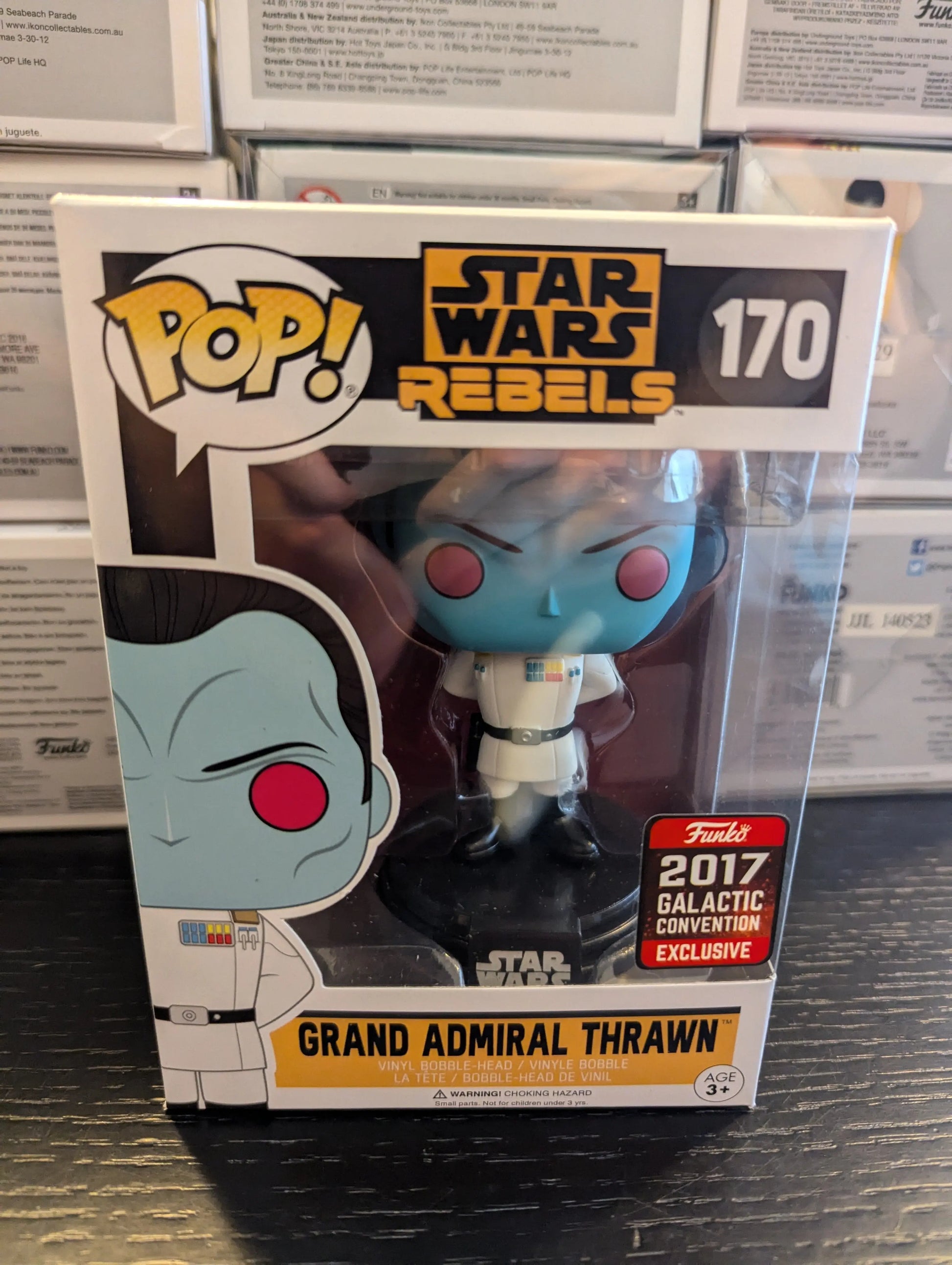 Star Wars Funko Pop Vinyl Grand Admiral Thrawn Rebels # 170 FRENLY BRICKS - Open 7 Days