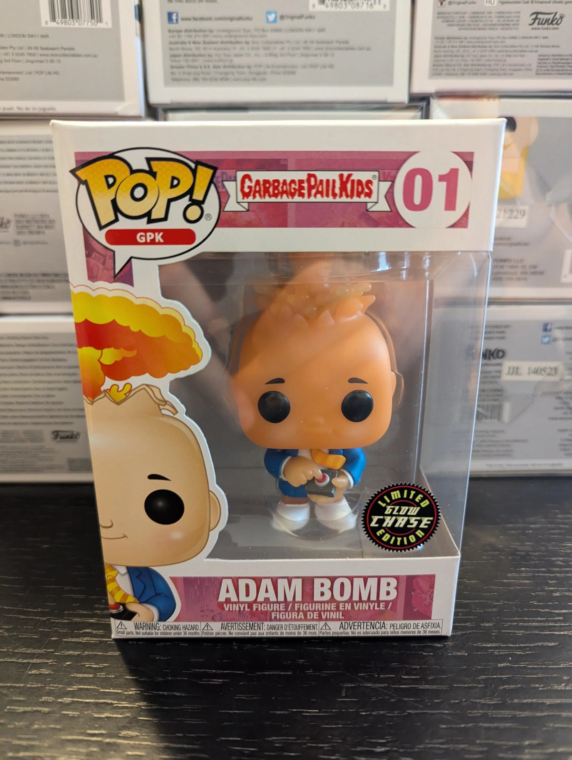 Funko Pop! Vinyl: Garbage Pail Kids - Adam Bomb (Glow) (Chase) #1 FRENLY BRICKS - Open 7 Days