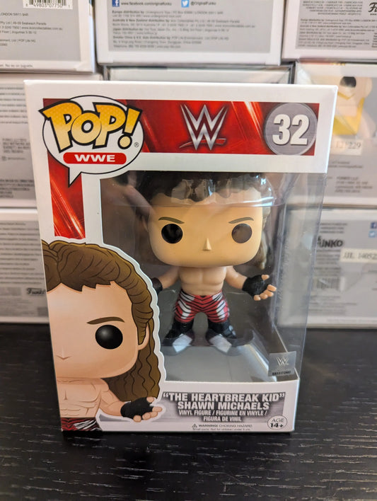 Shawn Michaels Funko POP Vinyl WWE #32 The Heartbreak Kid FRENLY BRICKS - Open 7 Days