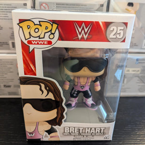 Funko Pop! WWE Bret Hart #25 Vaulted Vinyl Figure FRENLY BRICKS - Open 7 Days