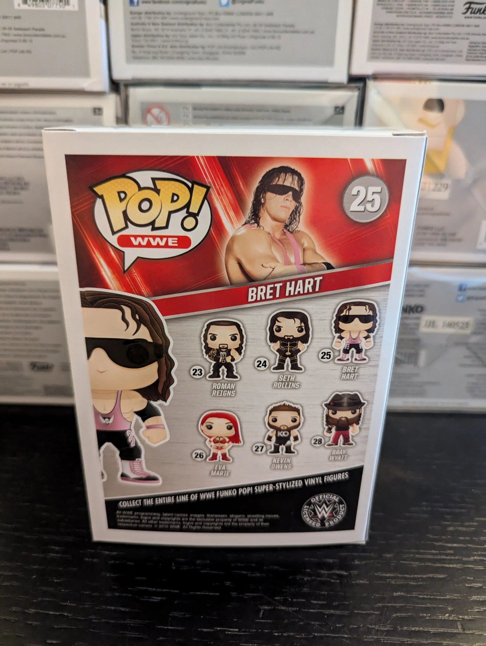 Funko Pop! WWE Bret Hart #25 Vaulted Vinyl Figure FRENLY BRICKS - Open 7 Days