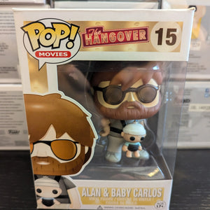 Pop Vinyl Funko Pop Figure - The Hangover: Alan & Baby Carlos #15 FRENLY BRICKS - Open 7 Days