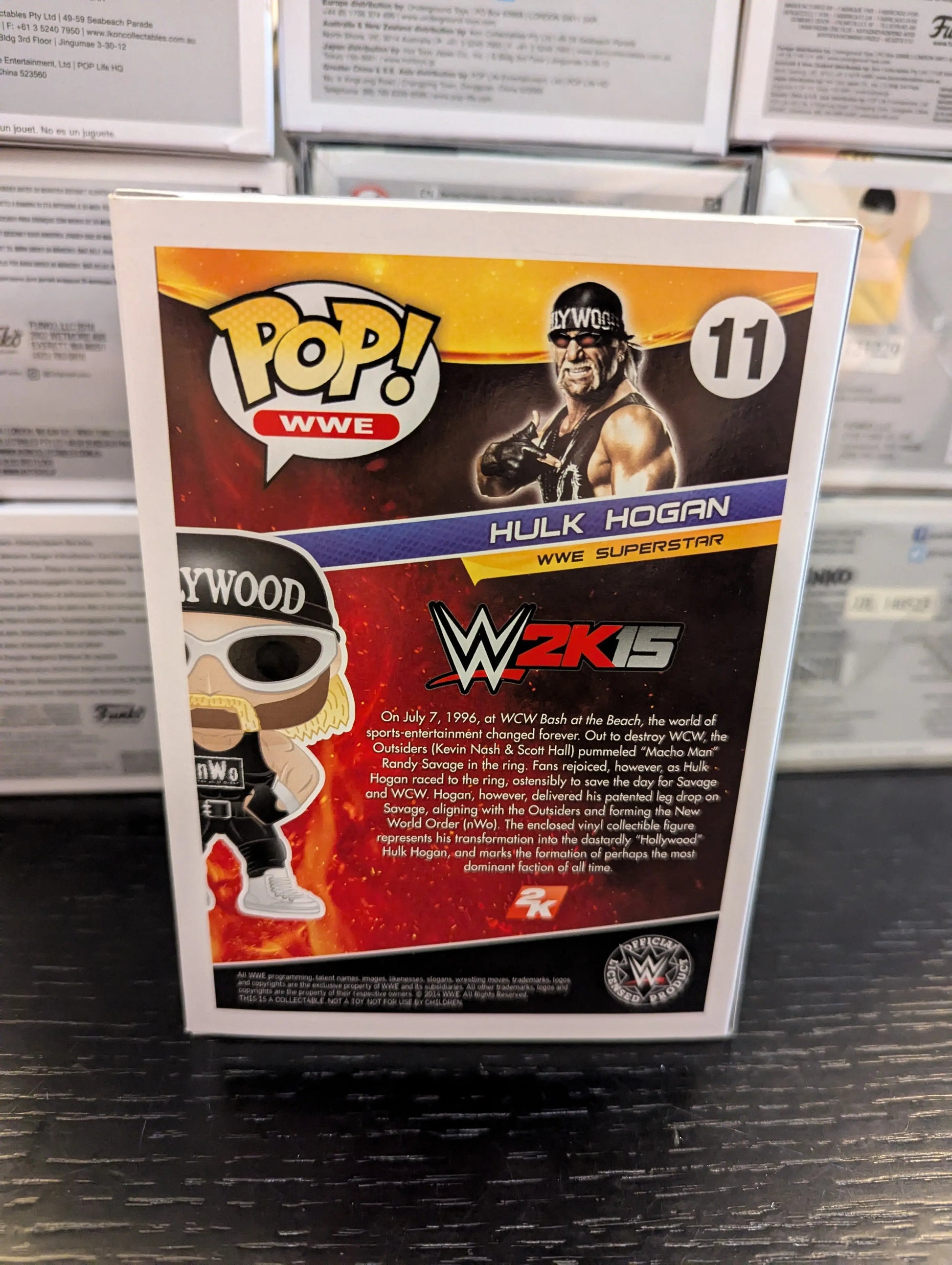 Funko Pop Vinyl - WWE - Hollywood Hulk Hogan #11 - WWE 2k15 Collectors Edition FRENLY BRICKS - Open 7 Days