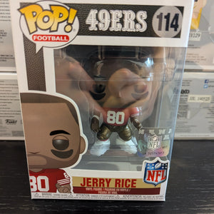 Funko Pop Football 49ers #114 Jerry Rice FRENLY BRICKS - Open 7 Days