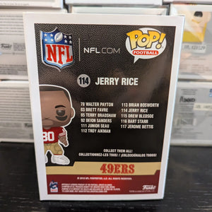 Funko Pop Football 49ers #114 Jerry Rice FRENLY BRICKS - Open 7 Days