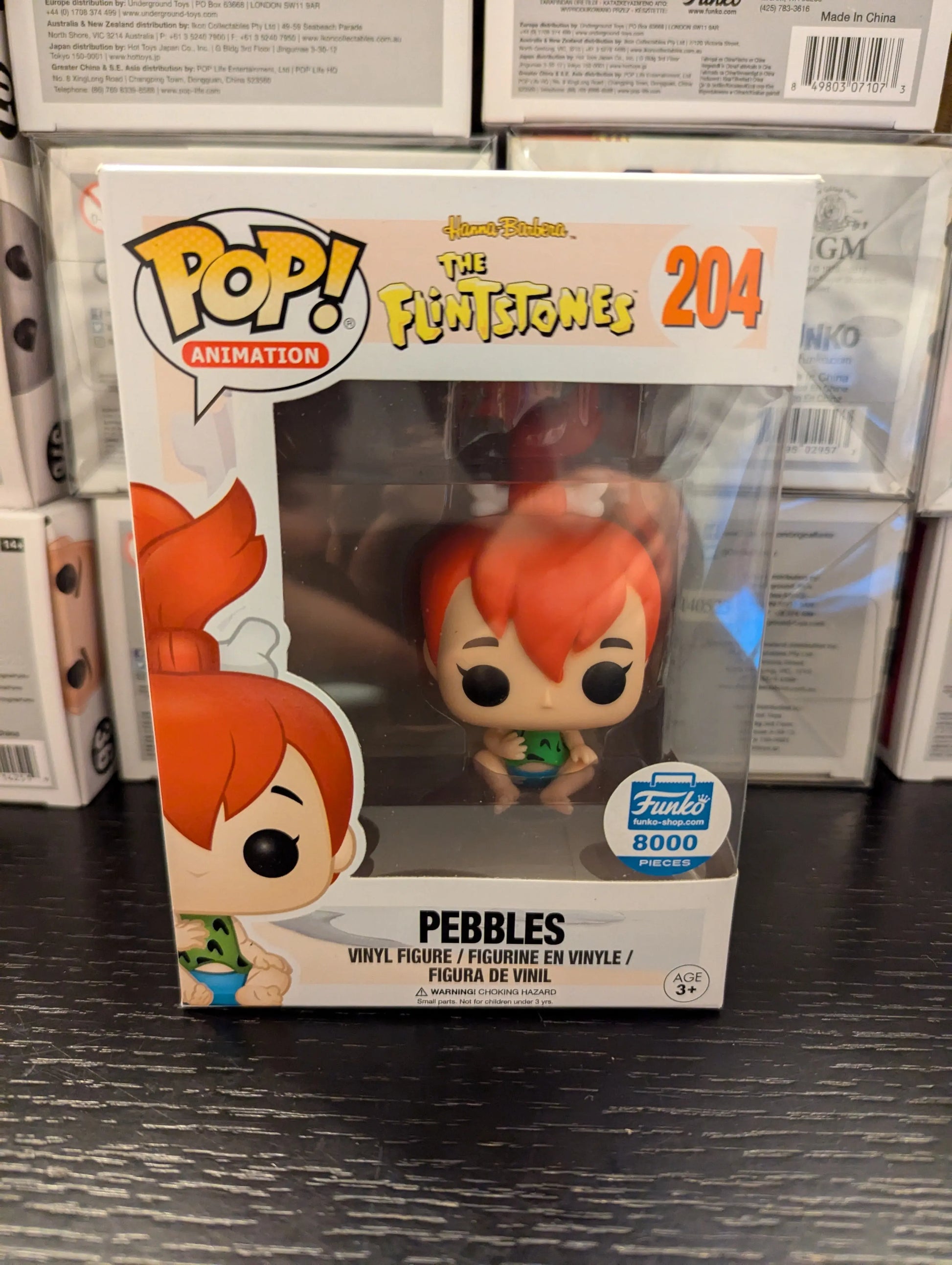 Animation Funko Pop - Pebbles - The Flintstones - 8000 Pieces - No. 204 FRENLY BRICKS - Open 7 Days