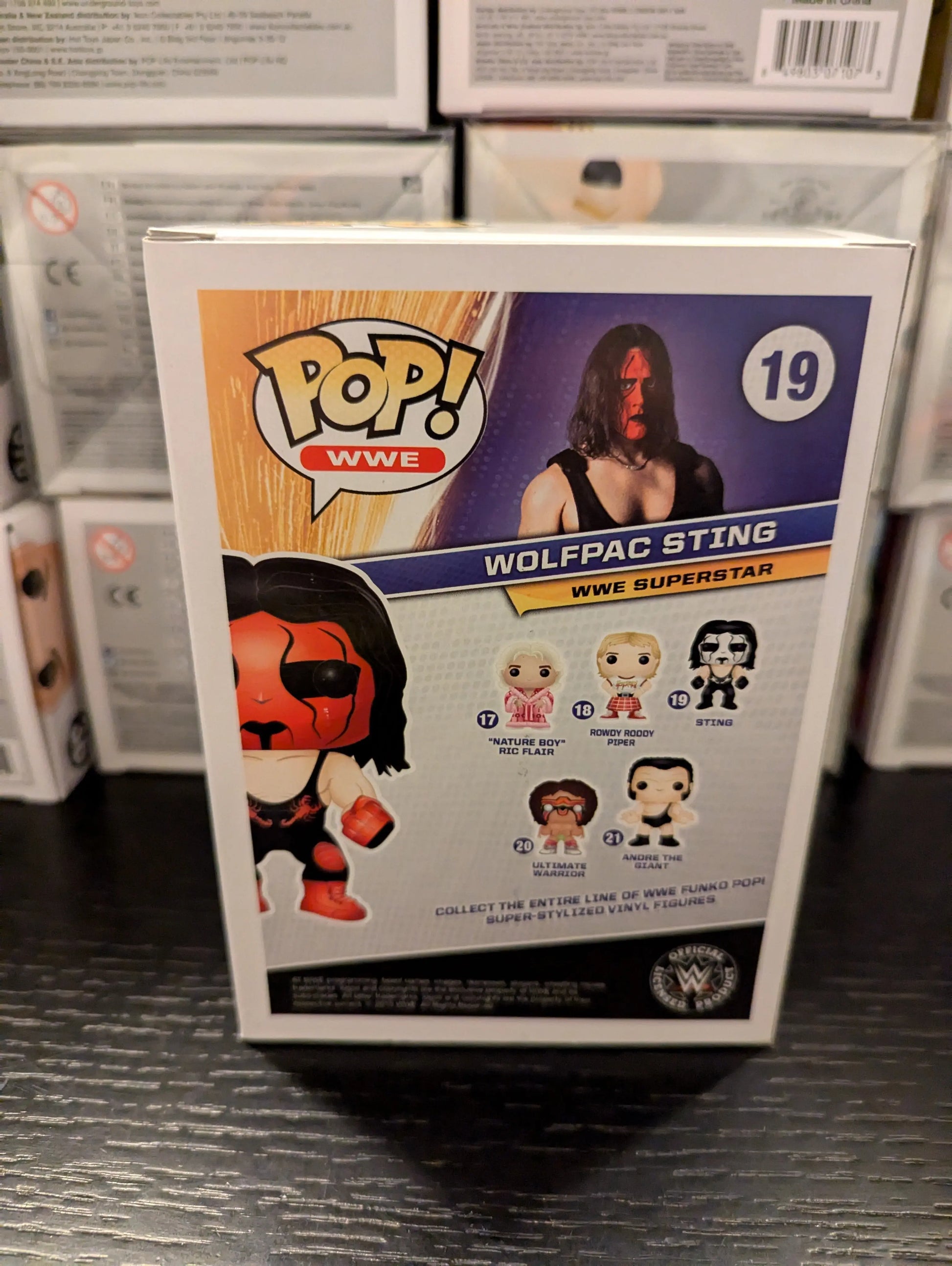 WWE NWO Wolfpac Sting 19 US Exclusive Funko Pop Vinyl FRENLY BRICKS - Open 7 Days