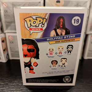 WWE NWO Wolfpac Sting 19 US Exclusive Funko Pop Vinyl FRENLY BRICKS - Open 7 Days