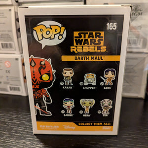 Funko Pop Vinyl Star Wars Rebels Darth Maul 165 Smugglers Bounty Exclusive FRENLY BRICKS - Open 7 Days