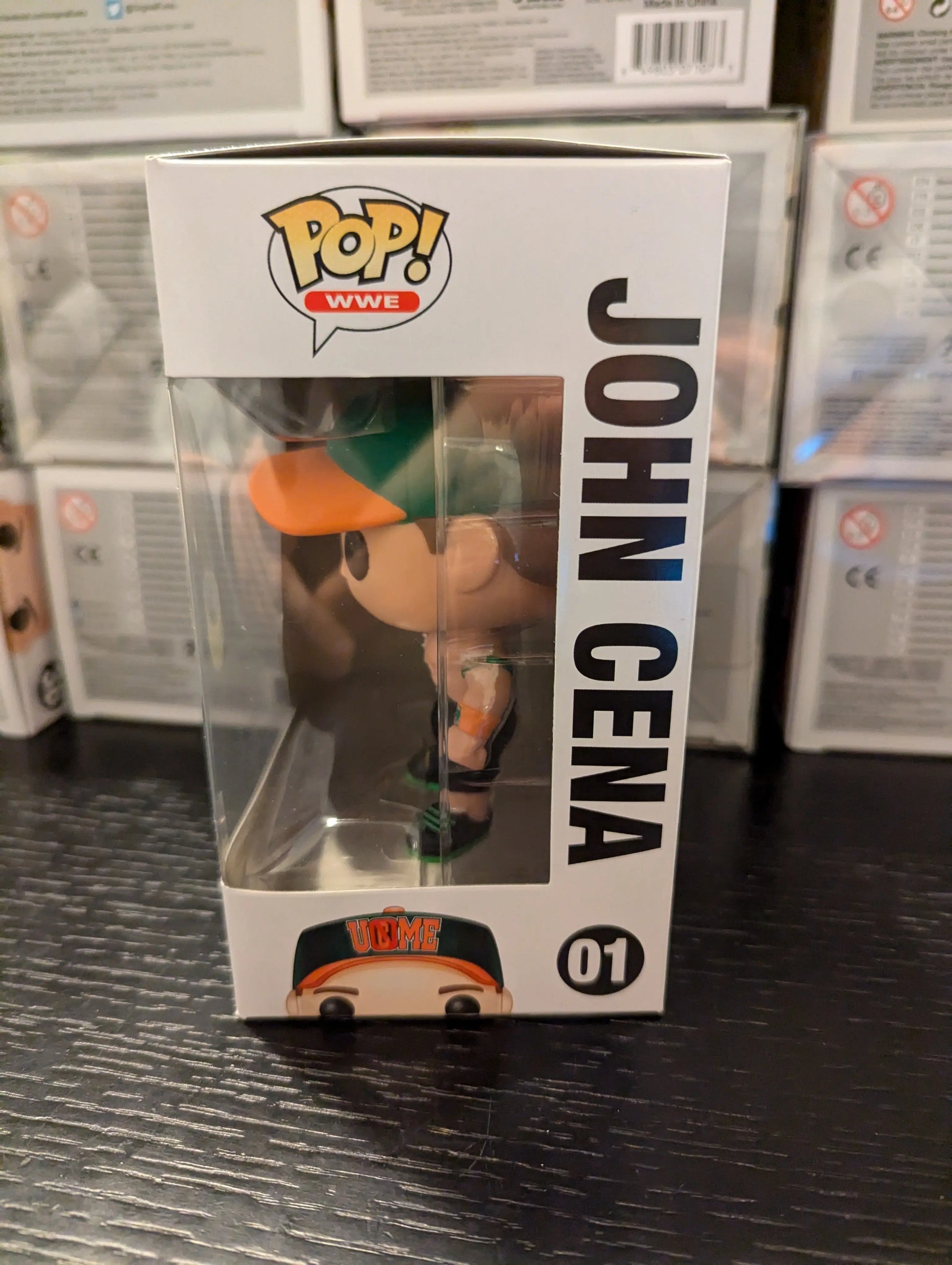 FUNKO POP WWE #01 JOHN CENA GREEN & ORANGE VAULTED VINYL FIGURE FRENLY BRICKS - Open 7 Days