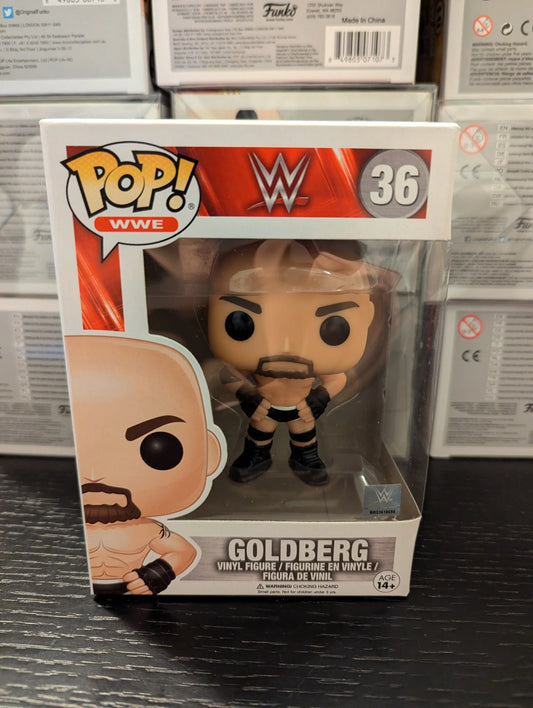 WWE Goldberg Pop! Vinyl Figure #36 FRENLY BRICKS - Open 7 Days