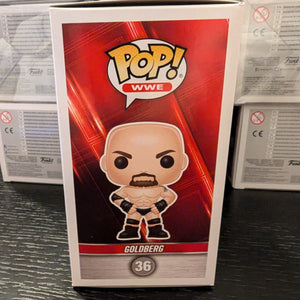 WWE Goldberg Pop! Vinyl Figure #36 FRENLY BRICKS - Open 7 Days