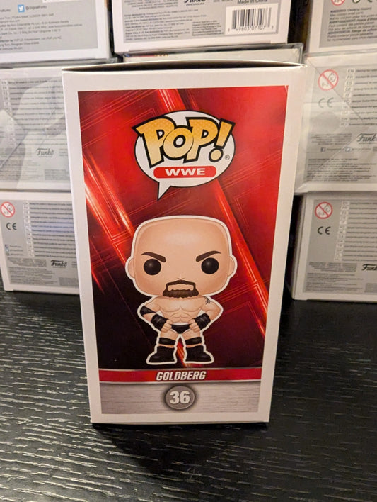 WWE Goldberg Pop! Vinyl Figure #36 FRENLY BRICKS - Open 7 Days