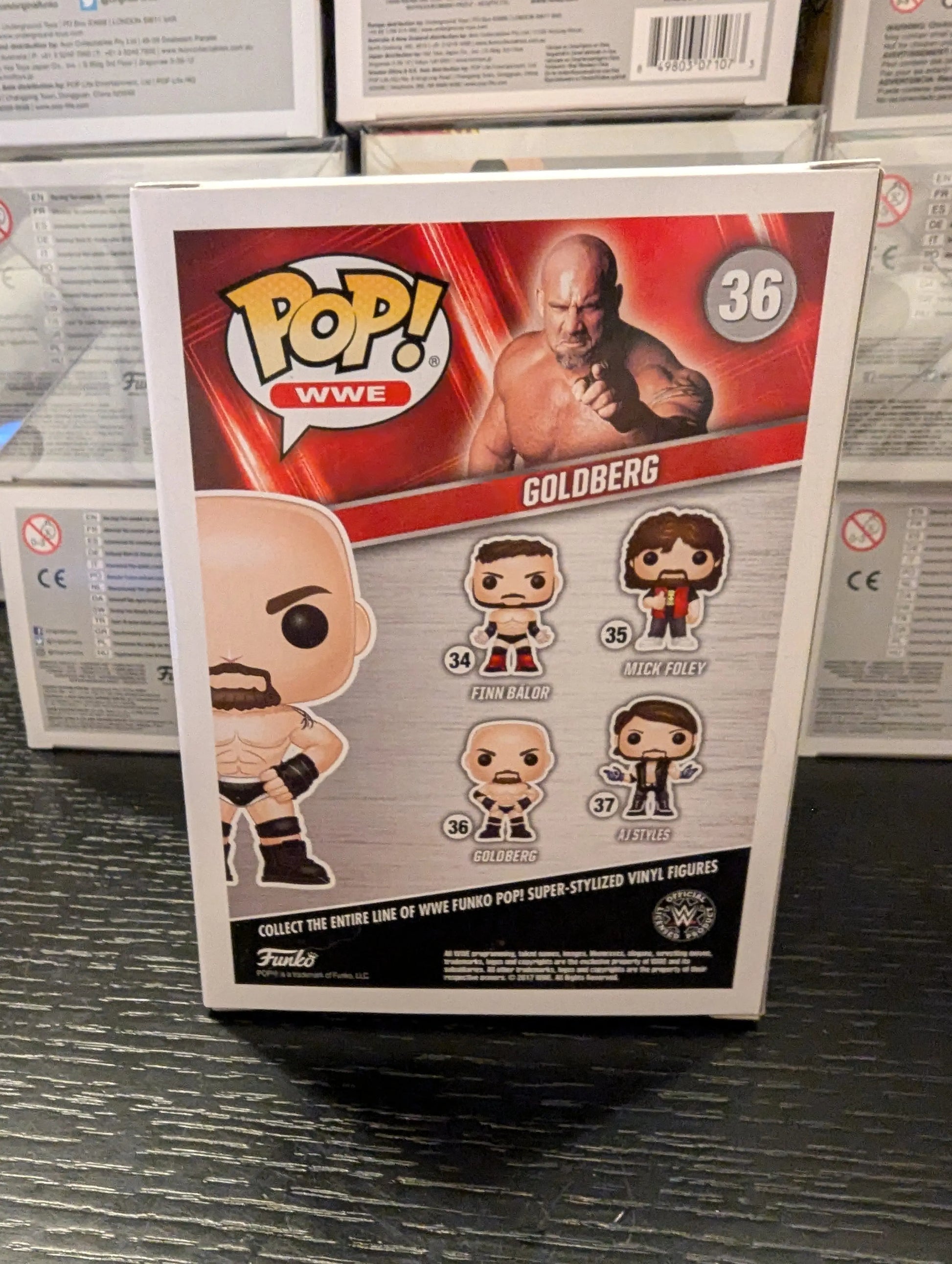 WWE Goldberg Pop! Vinyl Figure #36 FRENLY BRICKS - Open 7 Days