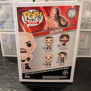 WWE Goldberg Pop! Vinyl Figure #36 FRENLY BRICKS - Open 7 Days