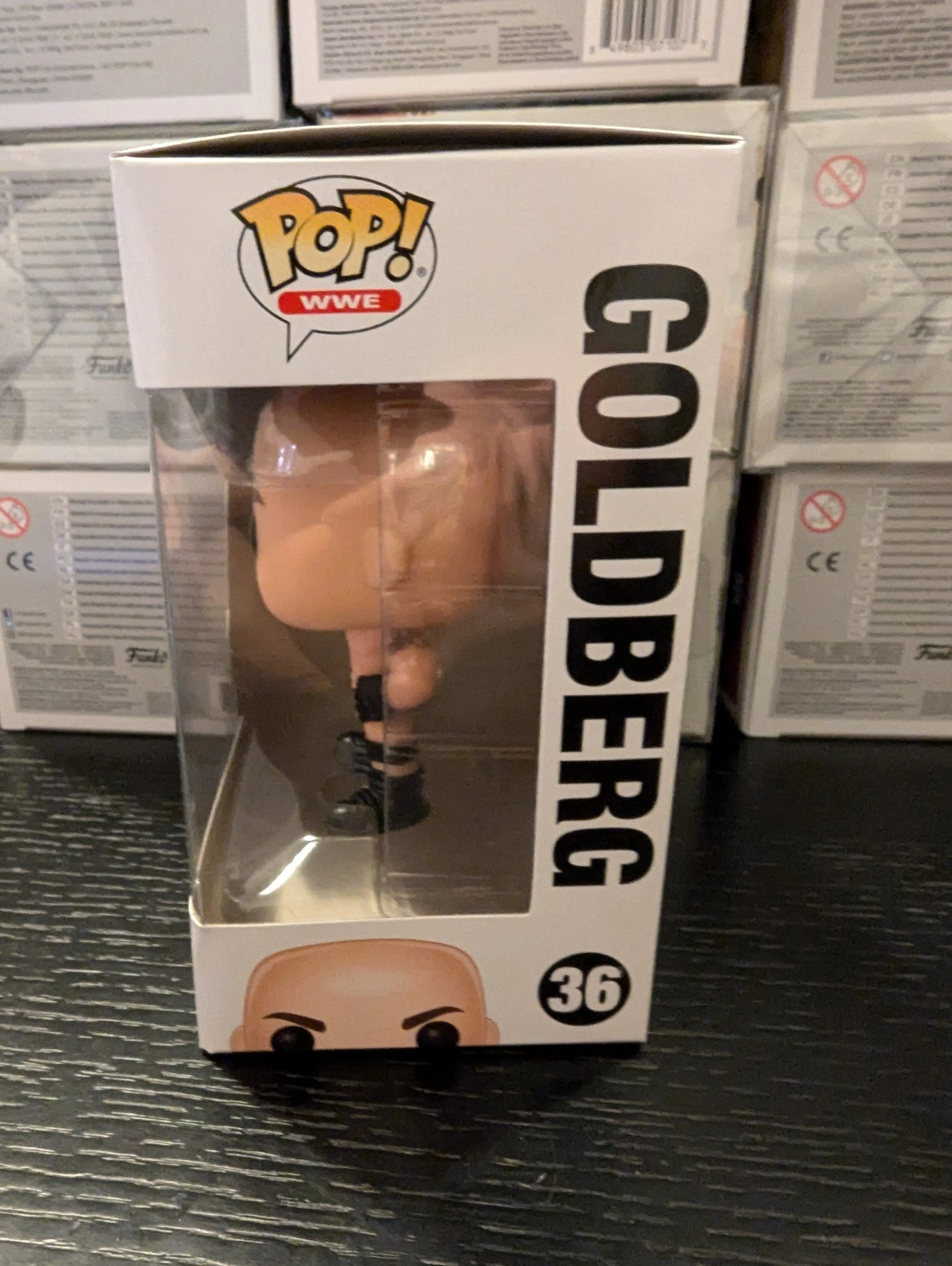 WWE Goldberg Pop! Vinyl Figure #36 FRENLY BRICKS - Open 7 Days