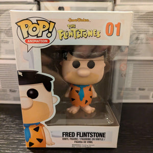 Funko Pop! ~ Animation ~ The Flintstones ~ #01 ~ Fred Flintstone ~ Vaulted/Rare FRENLY BRICKS - Open 7 Days