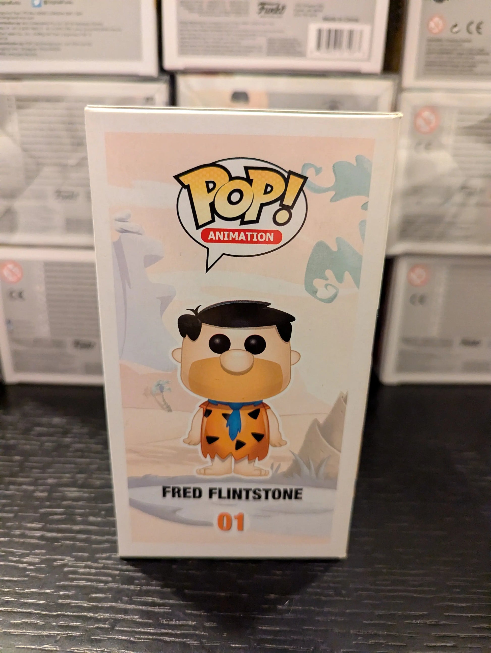 Funko Pop! ~ Animation ~ The Flintstones ~ #01 ~ Fred Flintstone ~ Vaulted/Rare FRENLY BRICKS - Open 7 Days