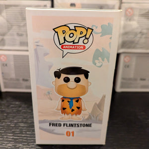 Funko Pop! ~ Animation ~ The Flintstones ~ #01 ~ Fred Flintstone ~ Vaulted/Rare FRENLY BRICKS - Open 7 Days