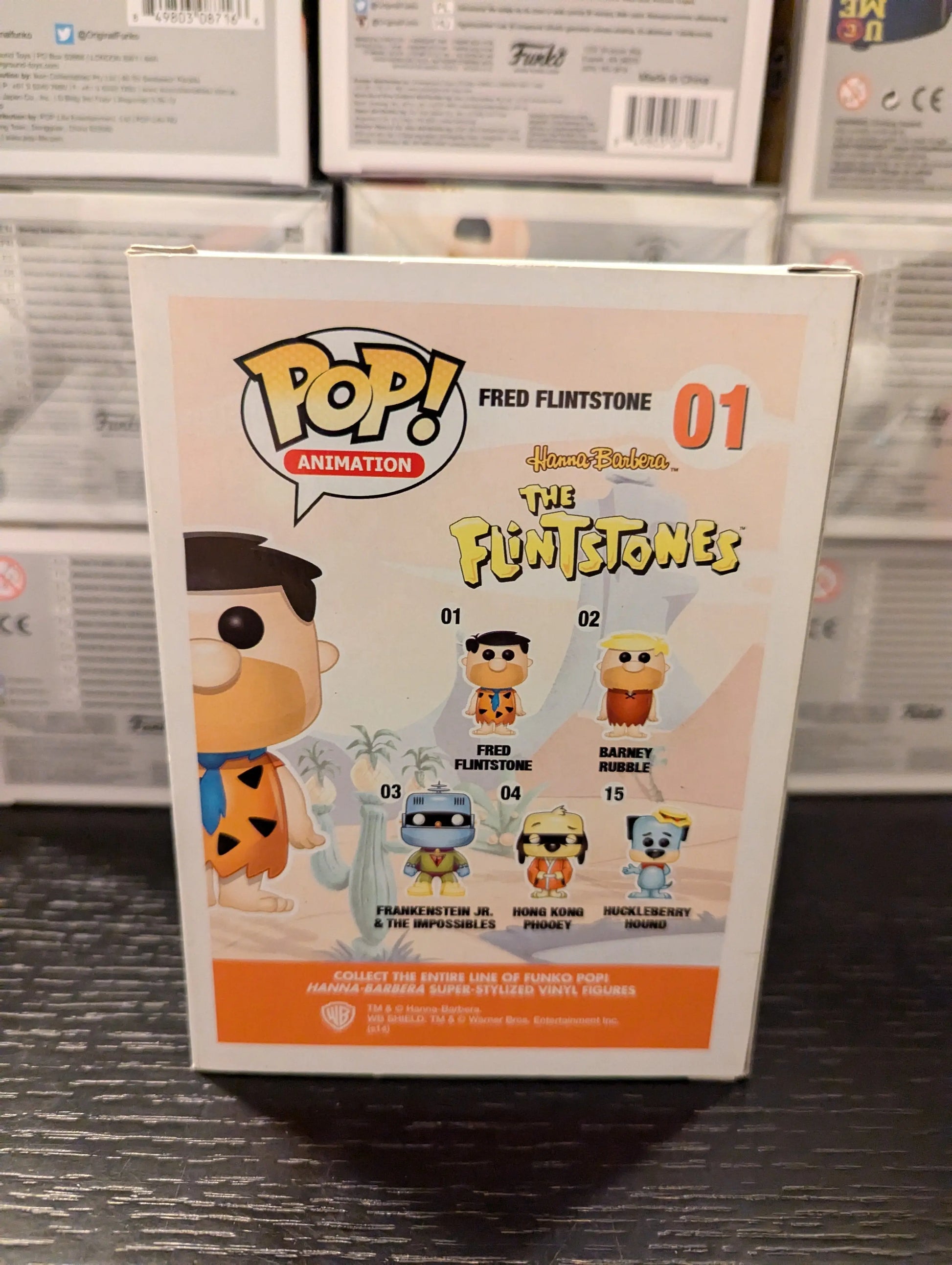 Funko Pop! ~ Animation ~ The Flintstones ~ #01 ~ Fred Flintstone ~ Vaulted/Rare FRENLY BRICKS - Open 7 Days