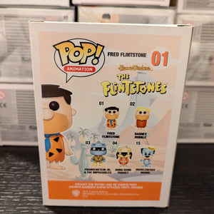 Funko Pop! ~ Animation ~ The Flintstones ~ #01 ~ Fred Flintstone ~ Vaulted/Rare FRENLY BRICKS - Open 7 Days