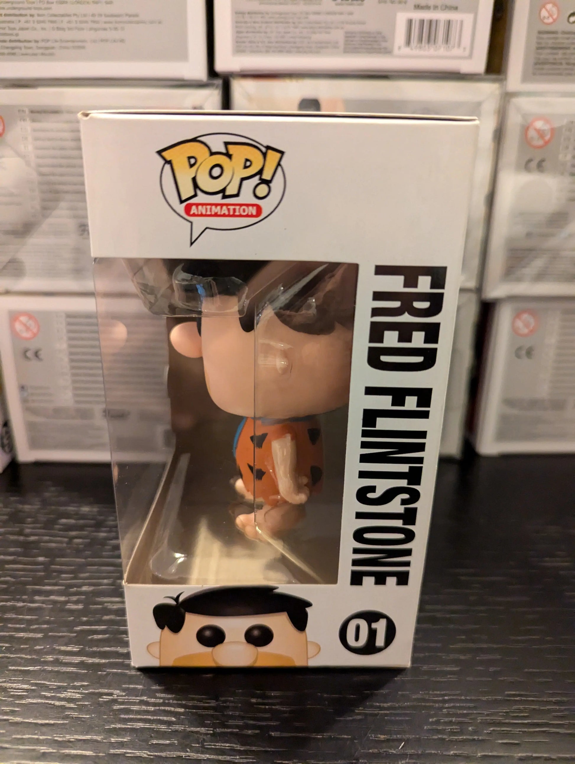 Funko Pop! ~ Animation ~ The Flintstones ~ #01 ~ Fred Flintstone ~ Vaulted/Rare FRENLY BRICKS - Open 7 Days