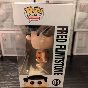 Funko Pop! ~ Animation ~ The Flintstones ~ #01 ~ Fred Flintstone ~ Vaulted/Rare FRENLY BRICKS - Open 7 Days