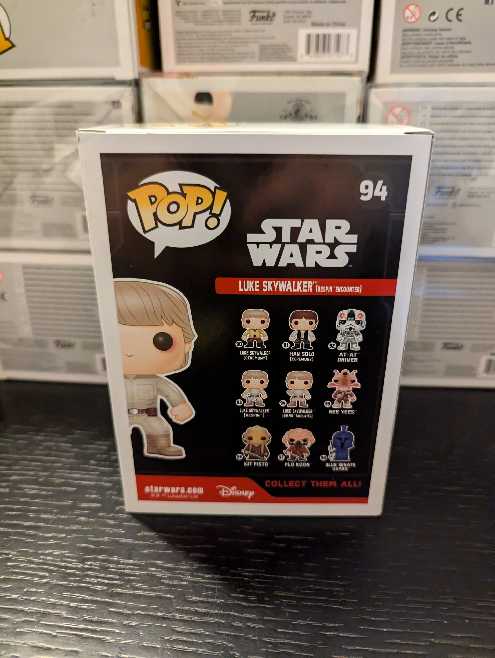 LUKE SKYWALKER BESPIN ENCOUNTER #94 Funko Pop Galactic Con Star Wars FRENLY BRICKS - Open 7 Days