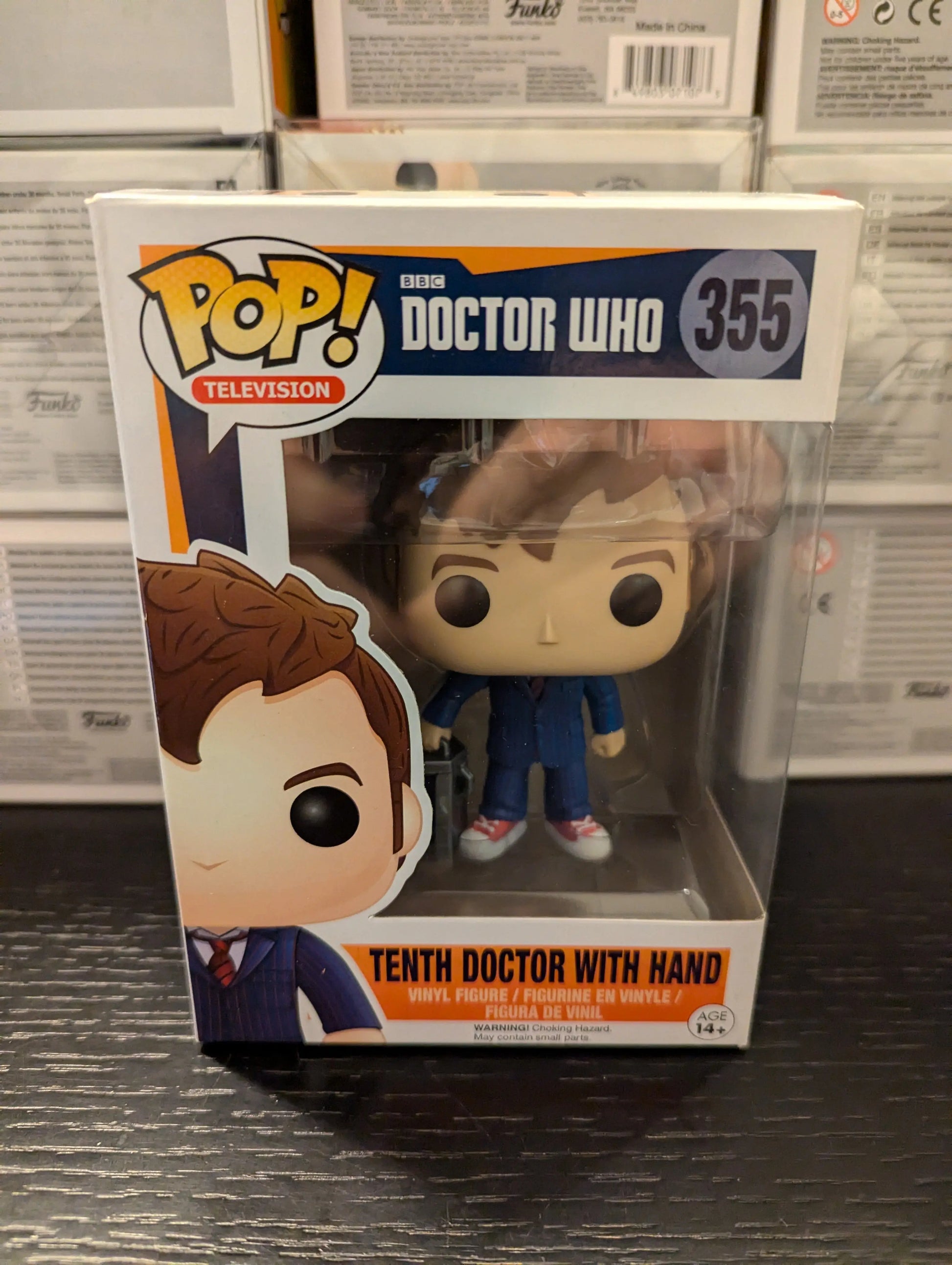 Tenth Doctor With Hand 355 Funko Pop! Vinyl Doctor Who Television FRENLY BRICKS - Open 7 Days