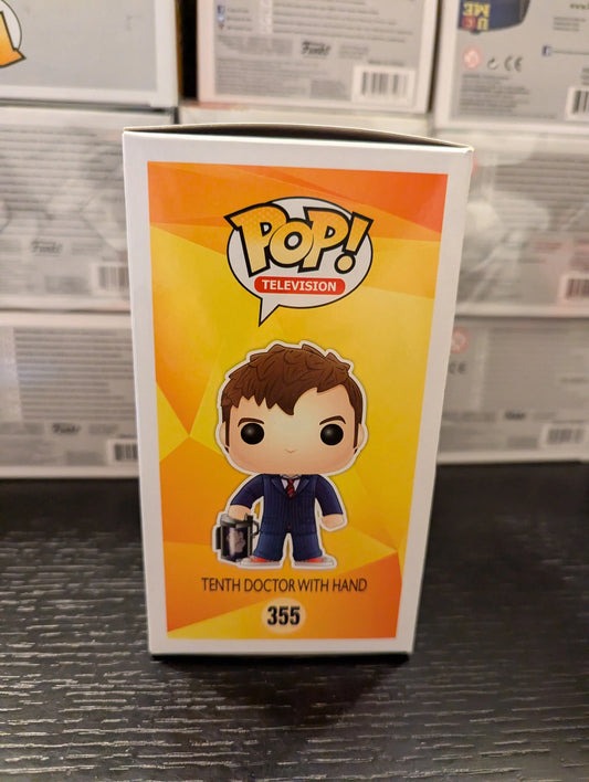 Tenth Doctor With Hand 355 Funko Pop! Vinyl Doctor Who Television FRENLY BRICKS - Open 7 Days