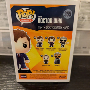 Tenth Doctor With Hand 355 Funko Pop! Vinyl Doctor Who Television FRENLY BRICKS - Open 7 Days