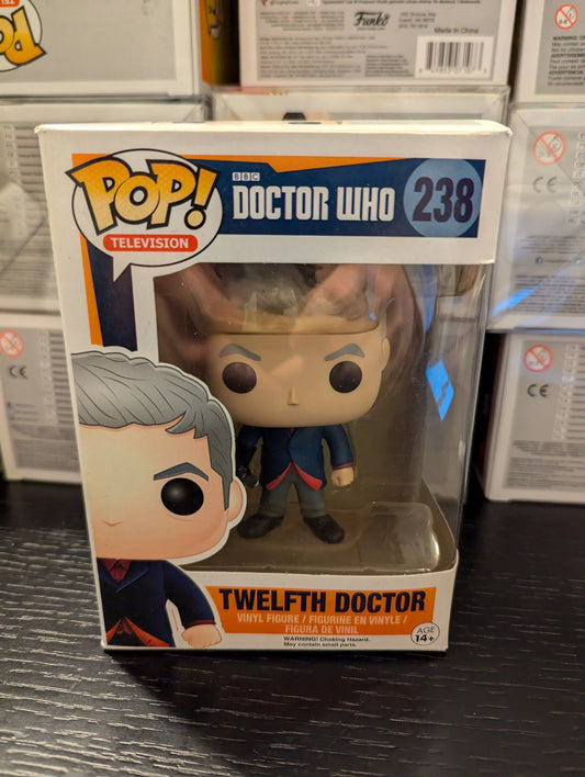 Funko Pop 238 - Doctor Who - 12th Dr with Spoon and Glove Peter Capaldi POP FRENLY BRICKS - Open 7 Days