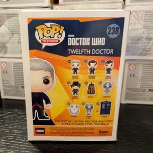 Funko Pop 238 - Doctor Who - 12th Dr with Spoon and Glove Peter Capaldi POP FRENLY BRICKS - Open 7 Days