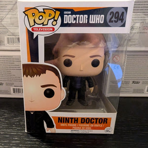 Funko Pop! BBC Doctor Who Ninth Doctor #294 Pop Protector FRENLY BRICKS - Open 7 Days