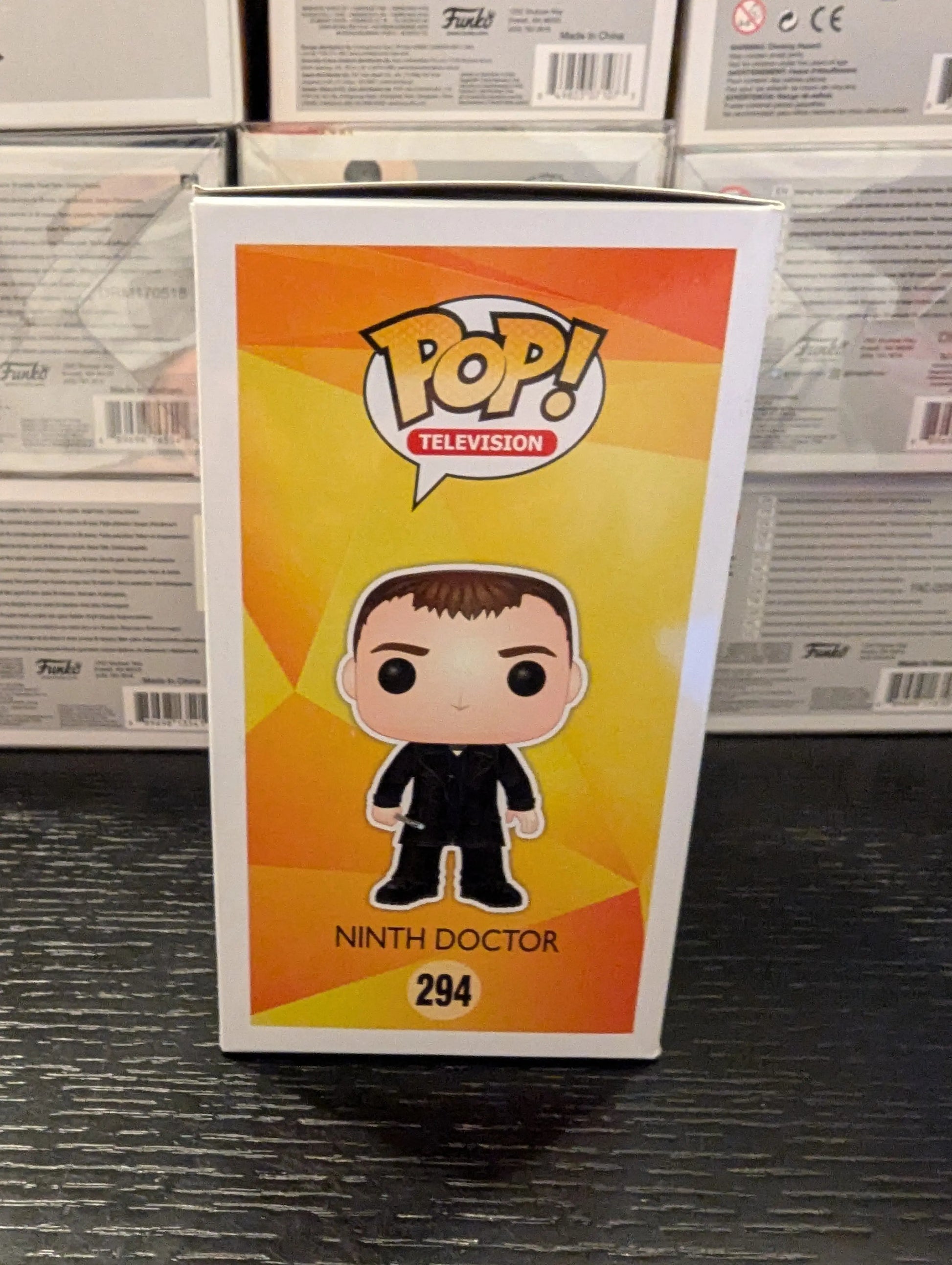 Funko Pop! BBC Doctor Who Ninth Doctor #294 Pop Protector FRENLY BRICKS - Open 7 Days