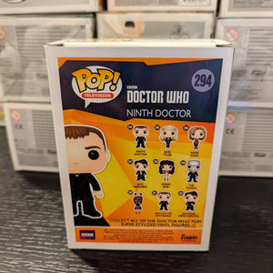 Funko Pop! BBC Doctor Who Ninth Doctor #294 Pop Protector FRENLY BRICKS - Open 7 Days