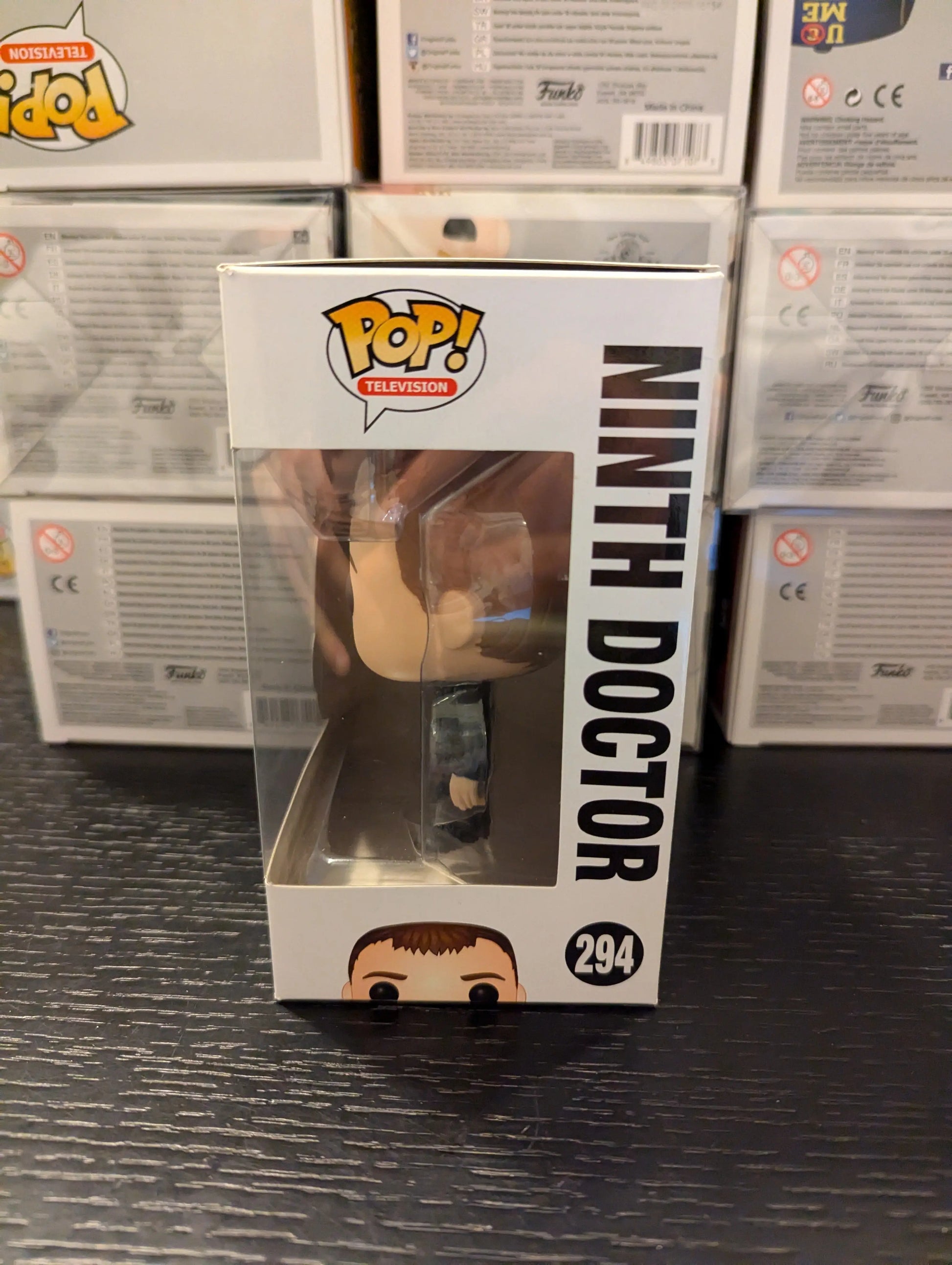 Funko Pop! BBC Doctor Who Ninth Doctor #294 Pop Protector FRENLY BRICKS - Open 7 Days