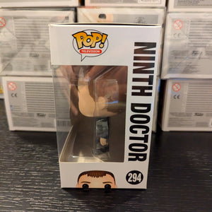 Funko Pop! BBC Doctor Who Ninth Doctor #294 Pop Protector FRENLY BRICKS - Open 7 Days