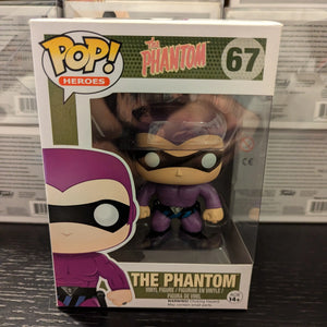 FUNKO POP HEROES THE PHANTOM #67 THE PHANTOM (PURPLE) VAULTED VINYL FIGURE FRENLY BRICKS - Open 7 Days