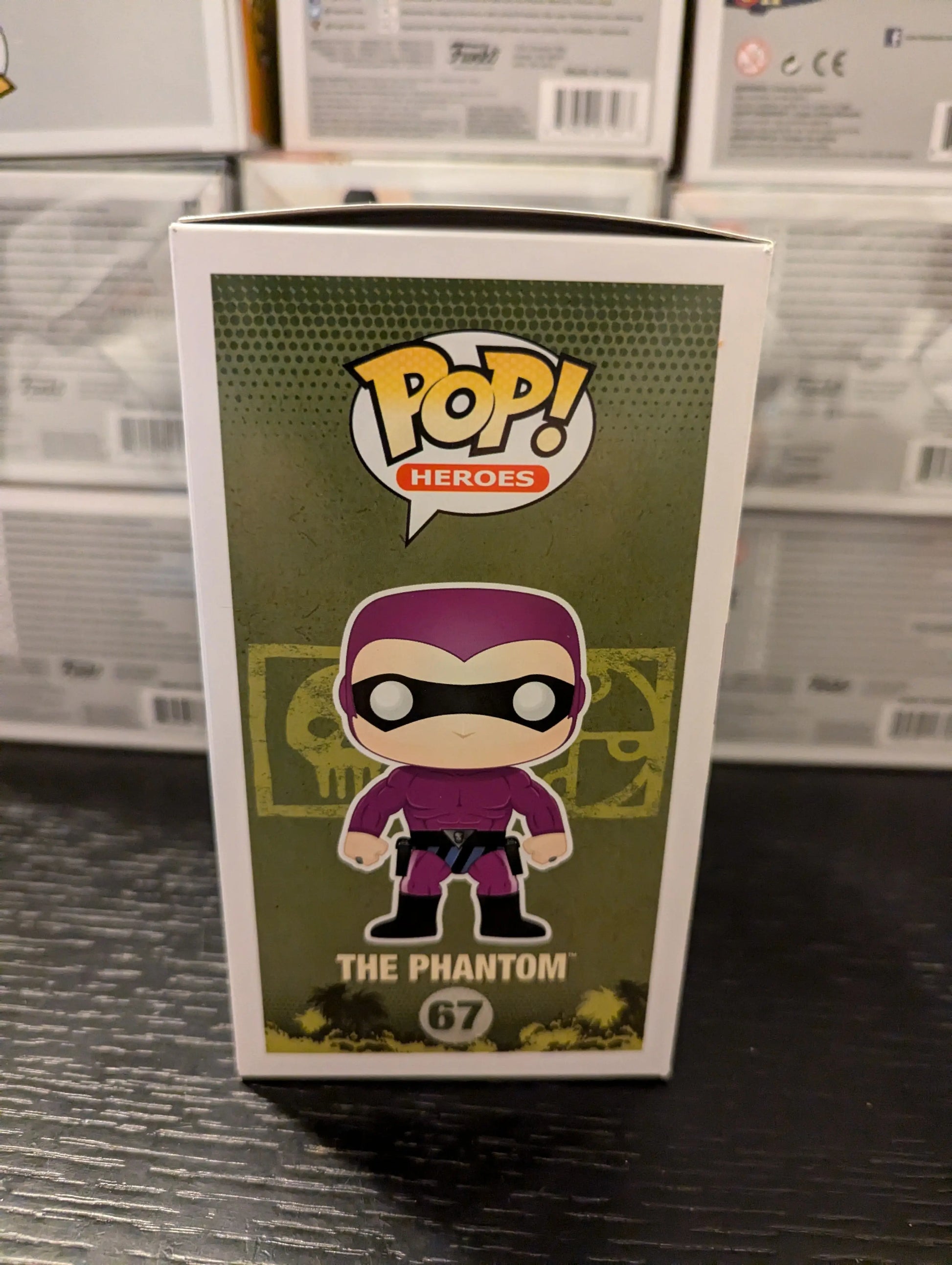 FUNKO POP HEROES THE PHANTOM #67 THE PHANTOM (PURPLE) VAULTED VINYL FIGURE FRENLY BRICKS - Open 7 Days