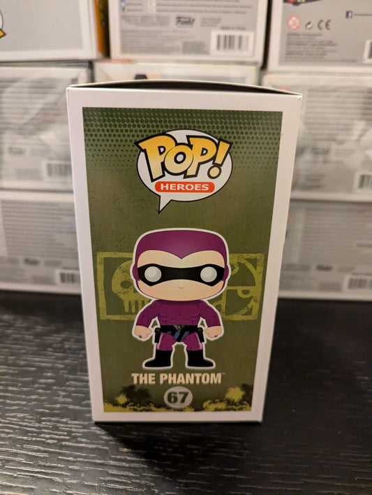 FUNKO POP HEROES THE PHANTOM #67 THE PHANTOM (PURPLE) VAULTED VINYL FIGURE FRENLY BRICKS - Open 7 Days