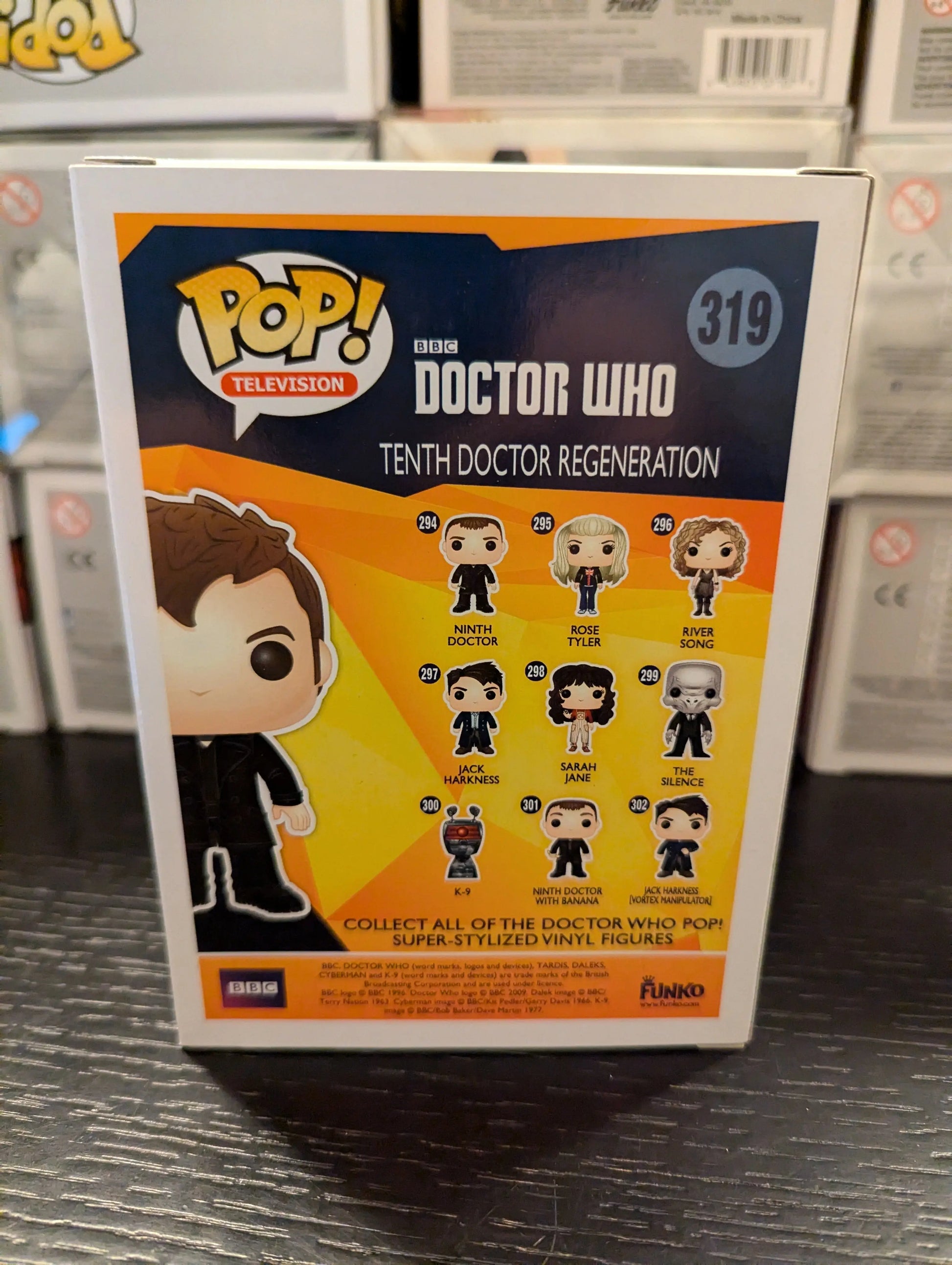 Doctor Who Funko Pop! #319 Tenth Doctor Regeneration GLOW GITD FRENLY BRICKS - Open 7 Days