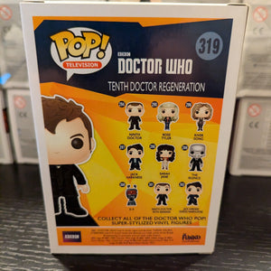 Doctor Who Funko Pop! #319 Tenth Doctor Regeneration GLOW GITD FRENLY BRICKS - Open 7 Days