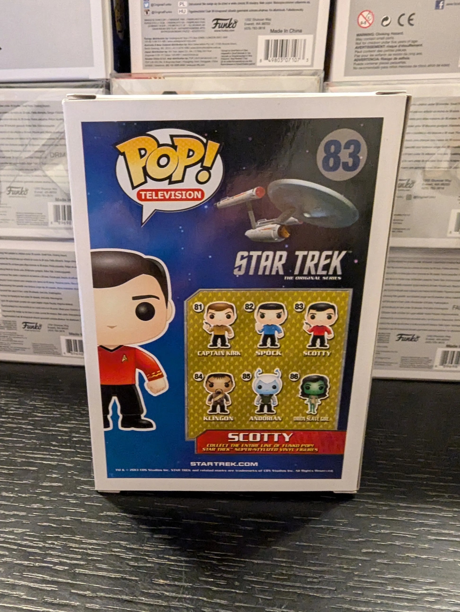 Funko Pop! Star Trek The Original Series Scotty #83 FRENLY BRICKS - Open 7 Days