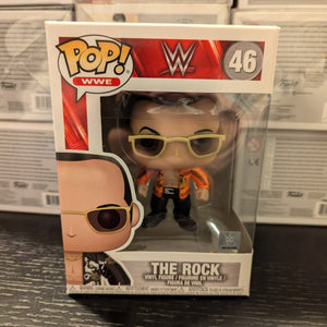 The Rock 46 ~ WWE ~ Funko Pop Vinyl FRENLY BRICKS - Open 7 Days